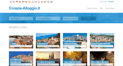 Desktop Screenshot of croazia-alloggio.it